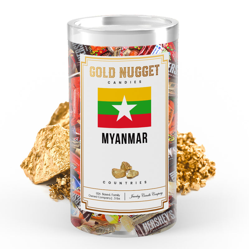 Myanmar Countries Gold Nugget Candy