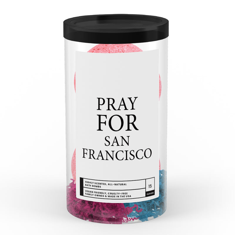 Pray For San Francisco Bath Bomb Tube