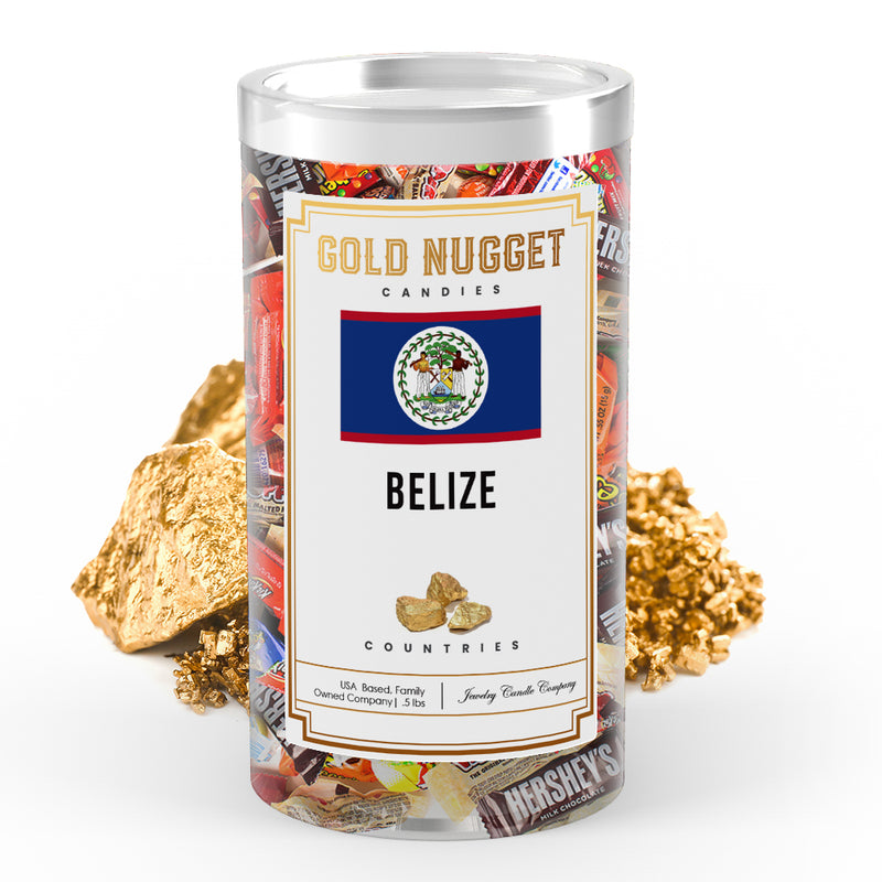 Belize Countries Gold Nugget Candy