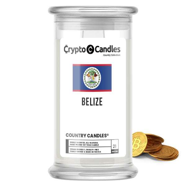 Belize Country Crypto Candles