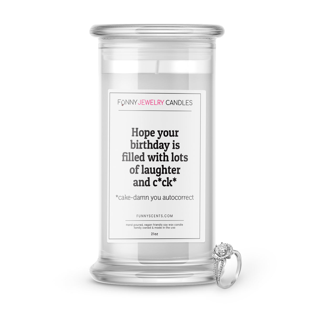 Hope your birthday is filled with lots of laughter and c*ck* Jewelry Funny Candles