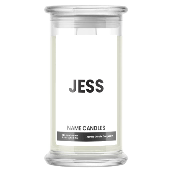 JESS Name Candles