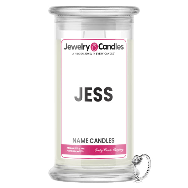 JESS Name Jewelry Candles