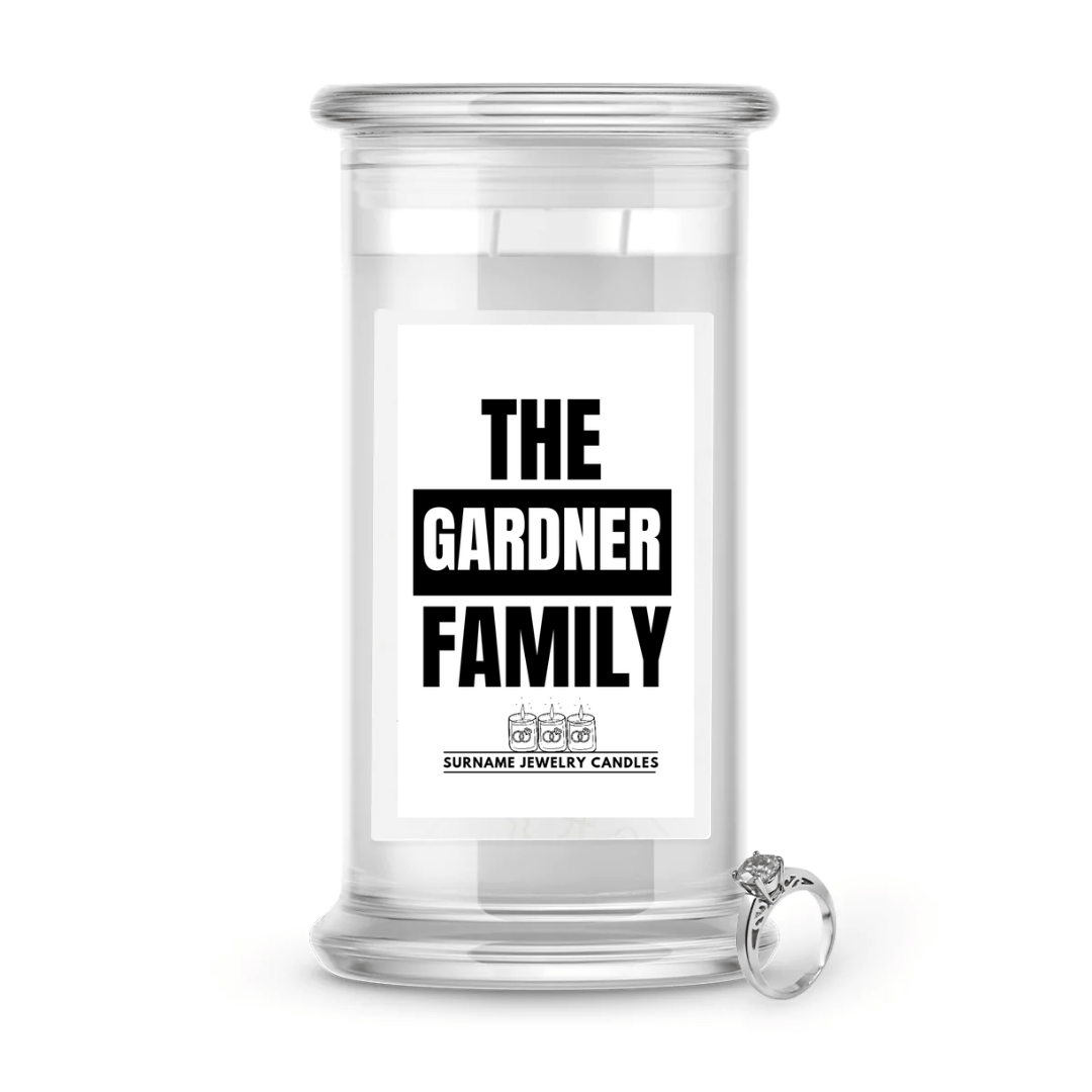 The Gardner Family | Surname Jewelry Candles