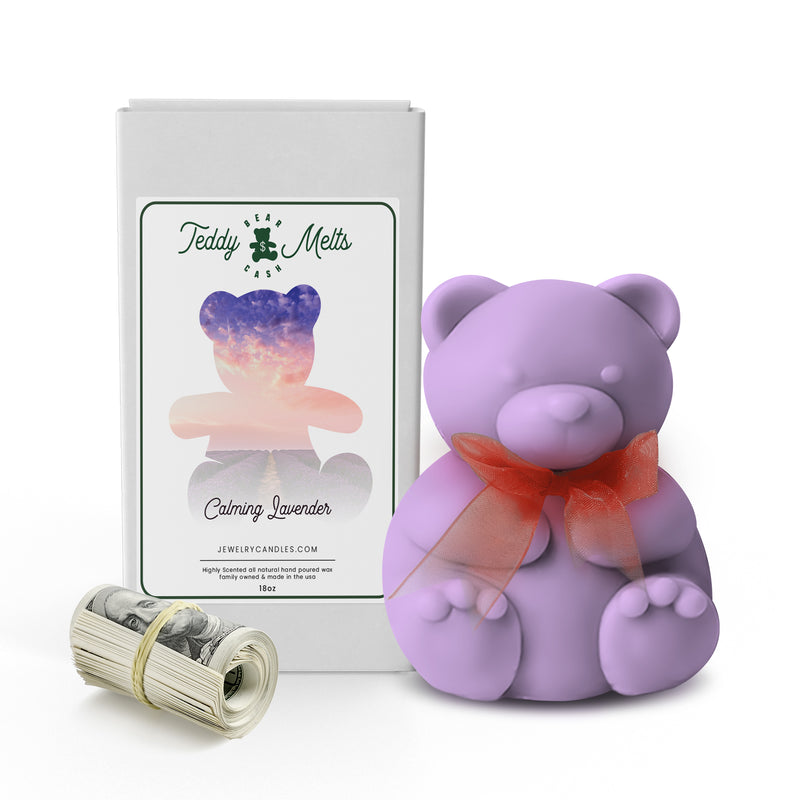 Calming Lavender Cash Money GIANT Teddy Bear Wax Melts