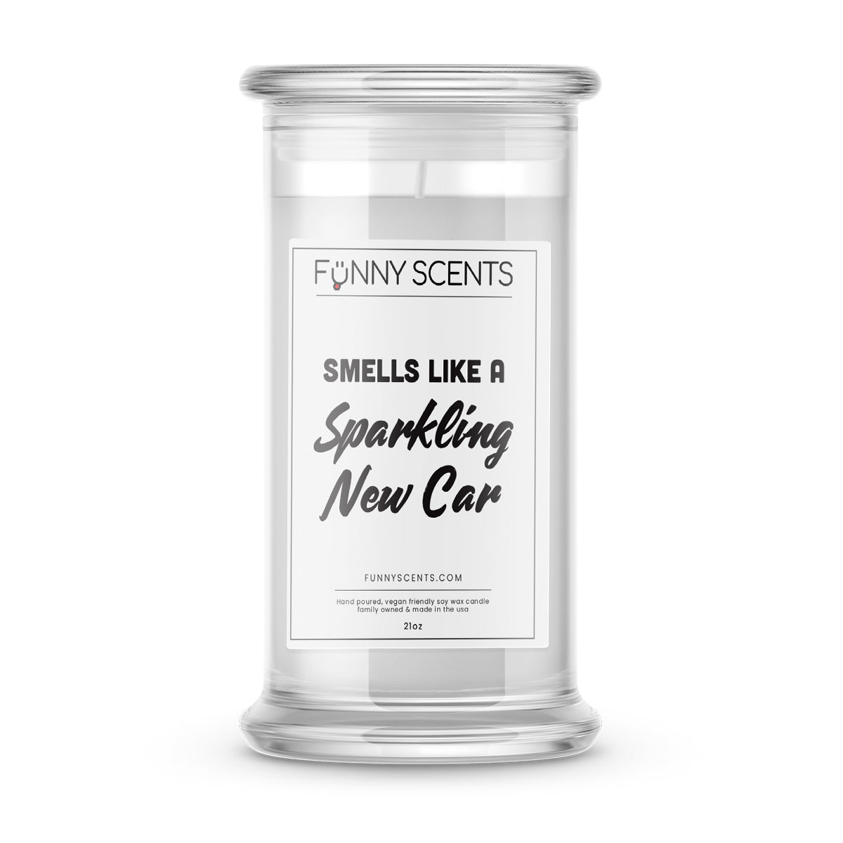 Smells Like a Sparkling New Car Funny Candles