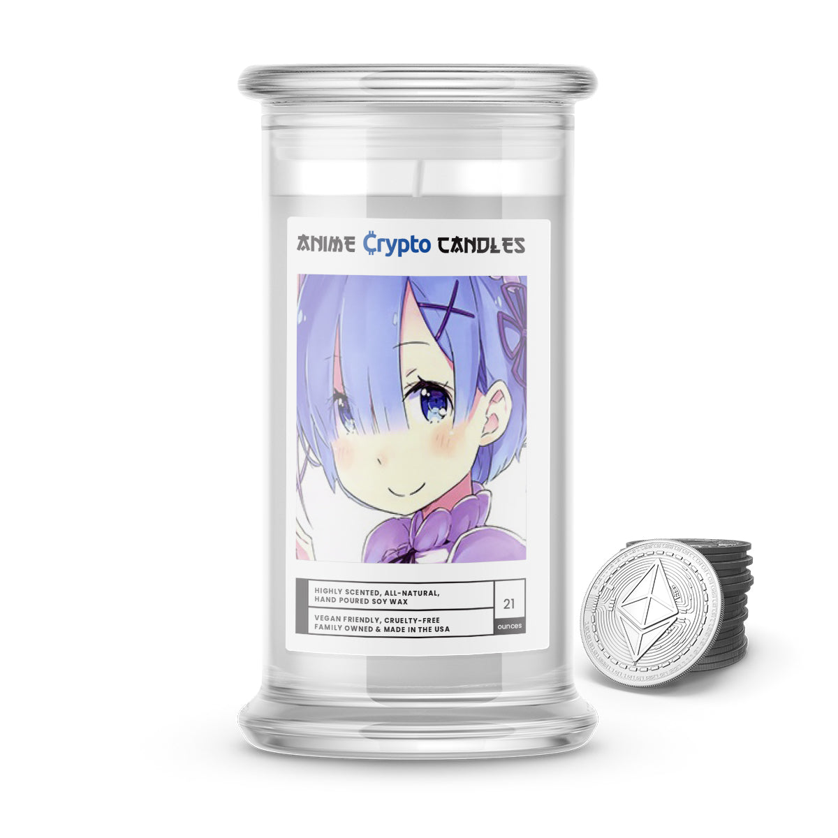 Rem (レム) - Crypto Anime Candles