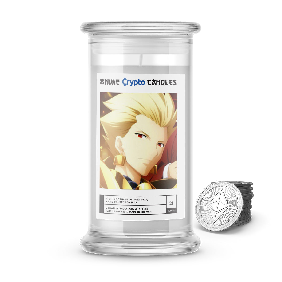 Gilgamesh (ギルガメッシュ / アーチャー) - Crypto Anime Candles