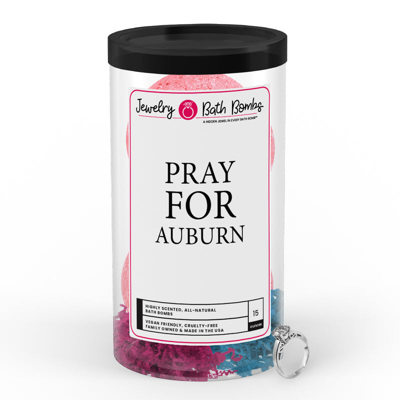 Pray For Auburn Jewelry Bath Bomb