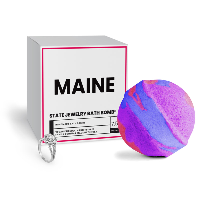 Maine State Jewelry Bath Bomb
