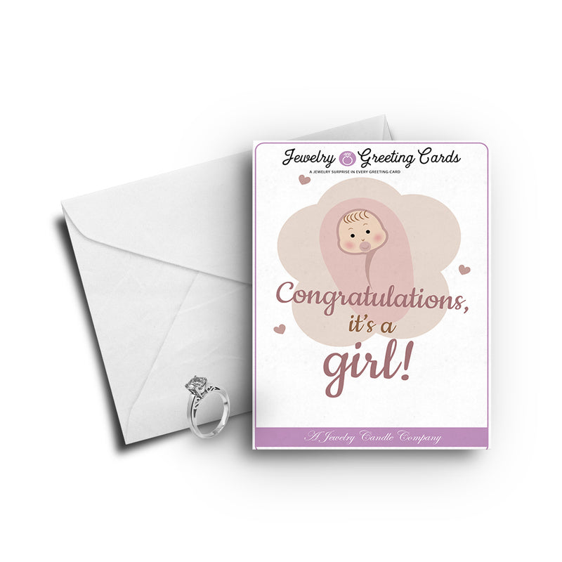 Congratulations, It's Girl! Greetings Card
