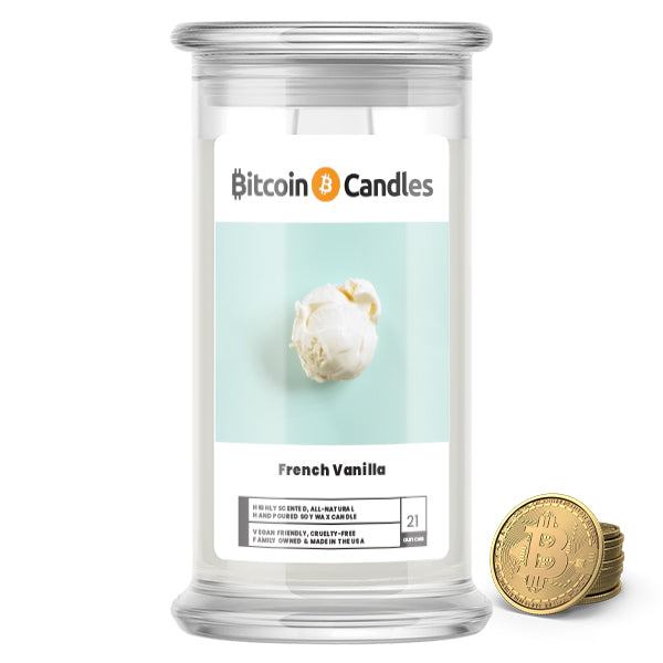 French Vanilla Bitcoin Candles