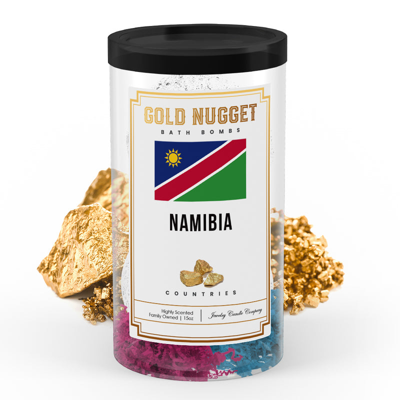 Namibia Countries Gold Nugget Bath Bombs