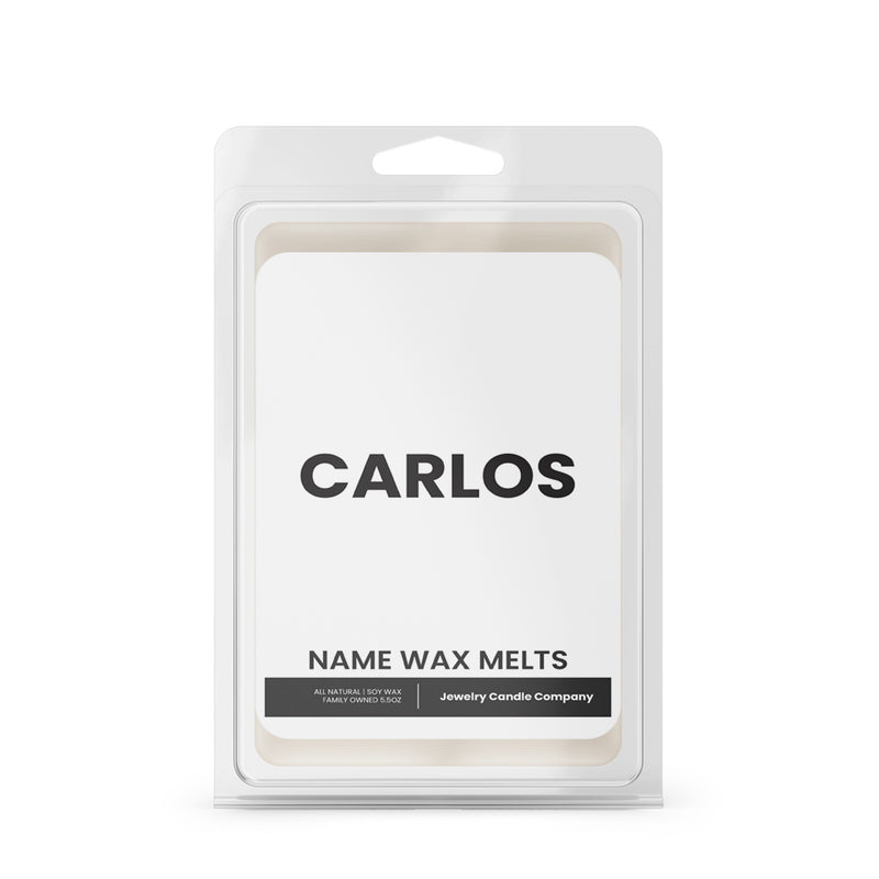 CARLOS Name Wax Melts