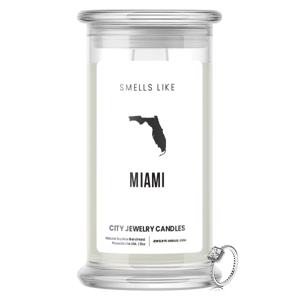Smells Like Miami City Jewelry Candles