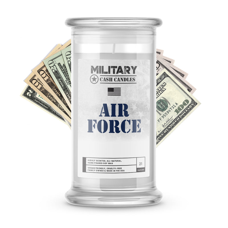 Air Force  | Military Cash Candles