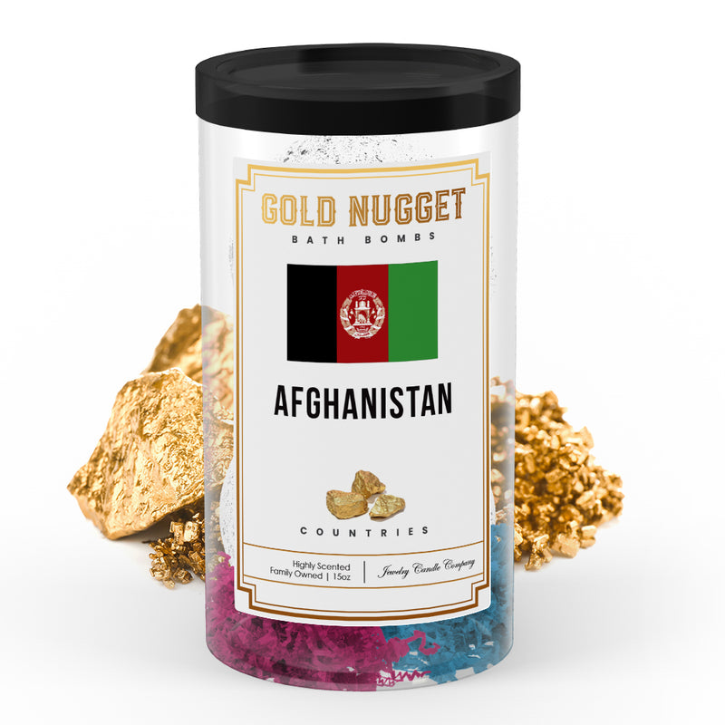 Afghanistan Countries Gold Nugget Bath Bombs