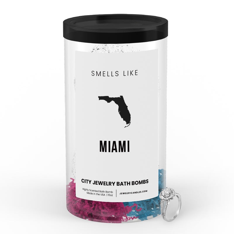 Smells Like Miami City Jewelry Bath Bombs