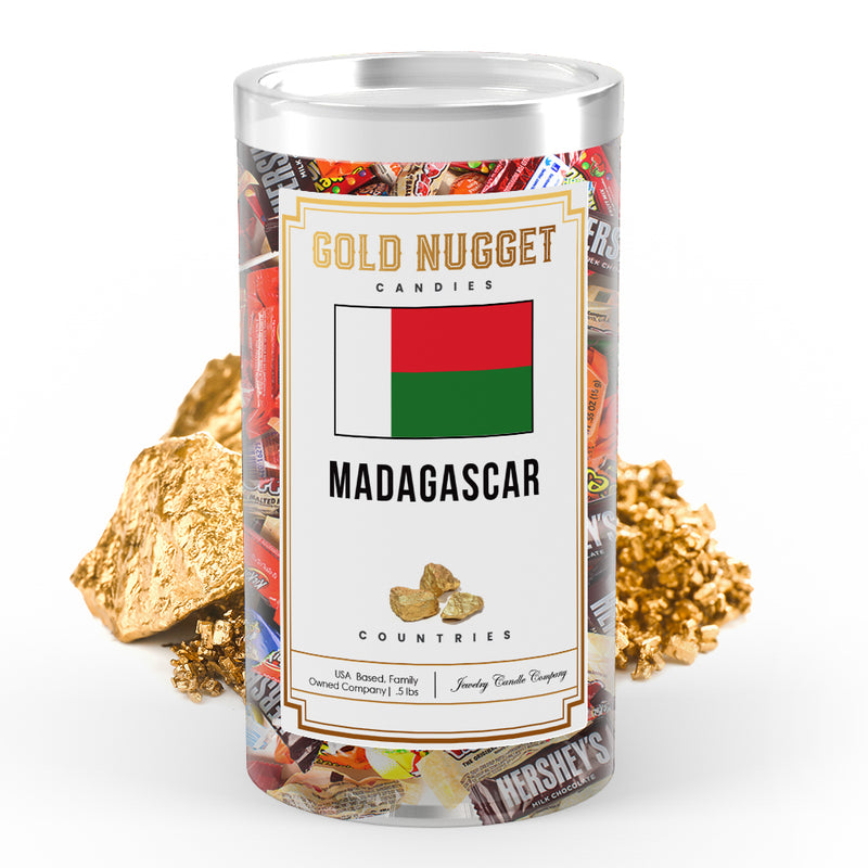 Madagascar Countries Gold Nugget Candy