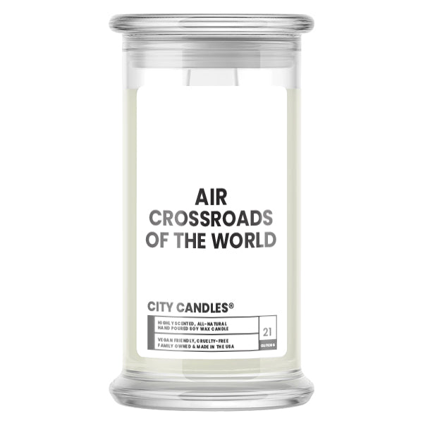Air Crossroads Of The World City Candle