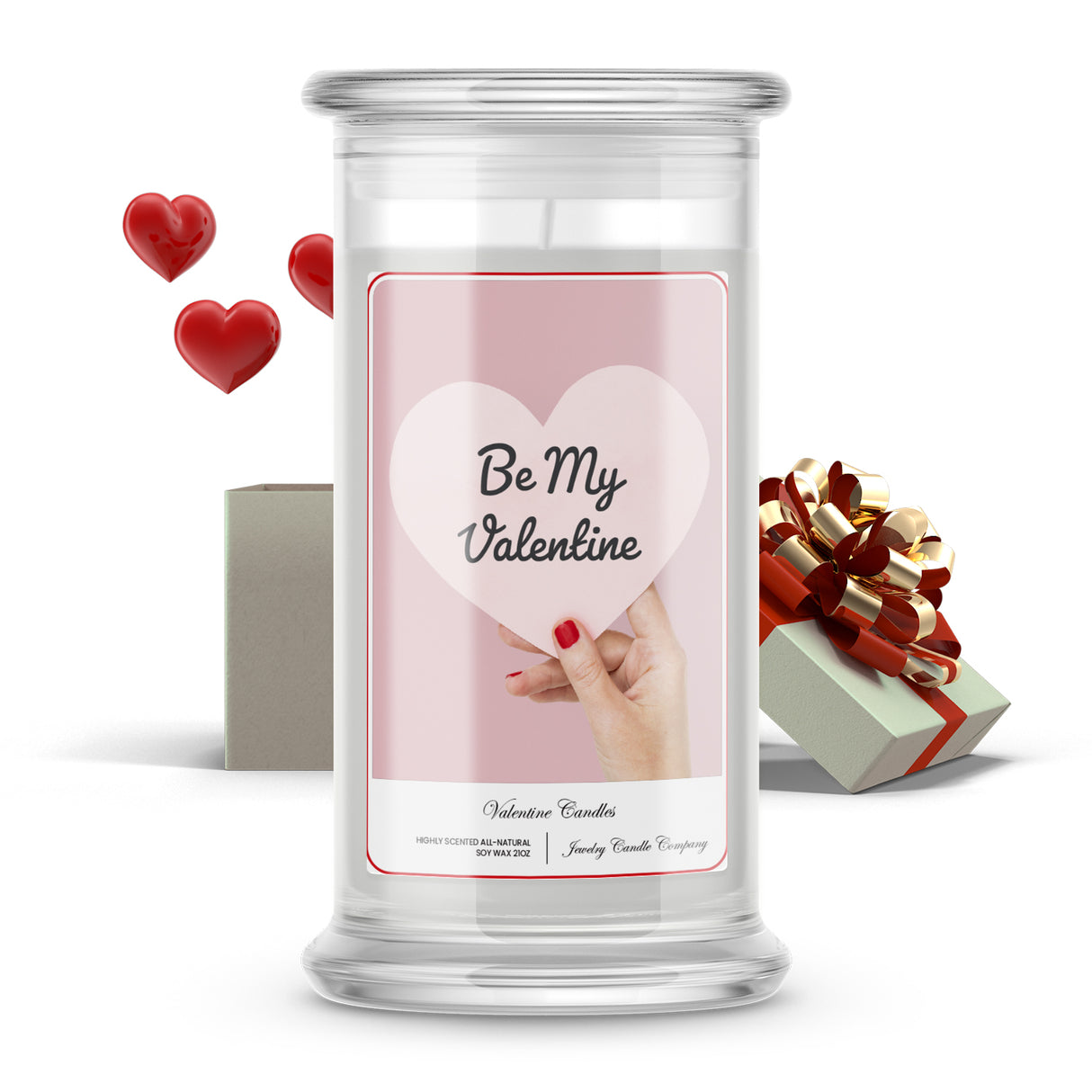 Be My Valentine Candle