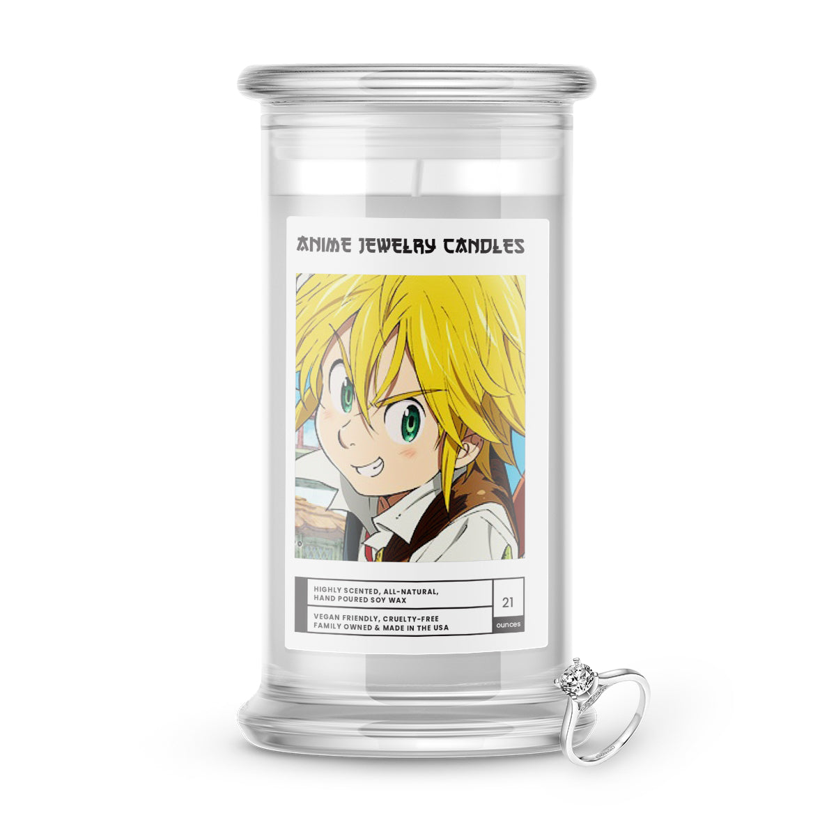 Meliodas | Anime Jewelry Candles