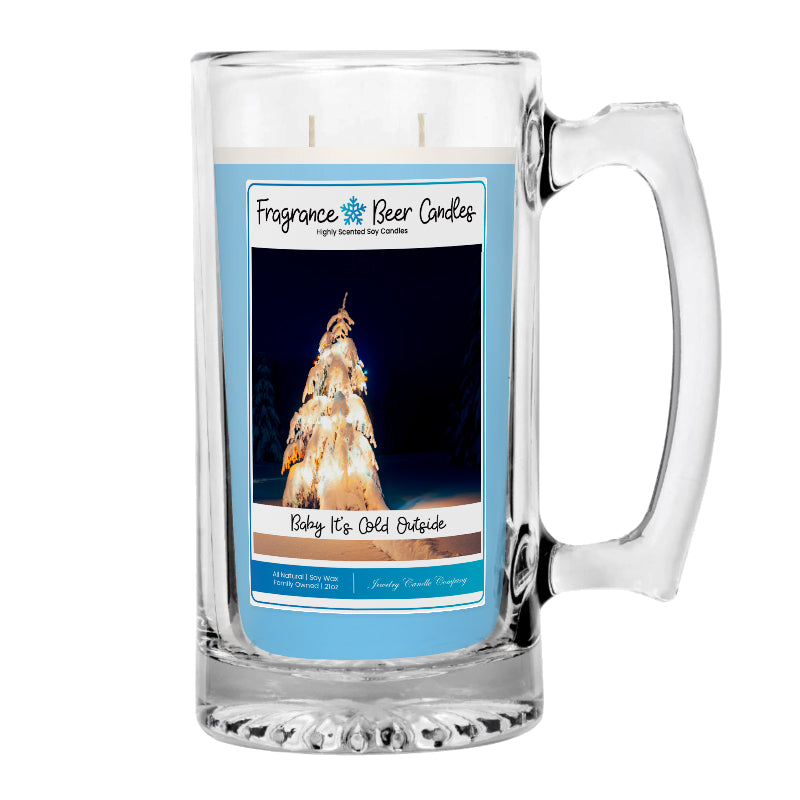 Baby It's Cold Outside Fragrance Beer Candle
