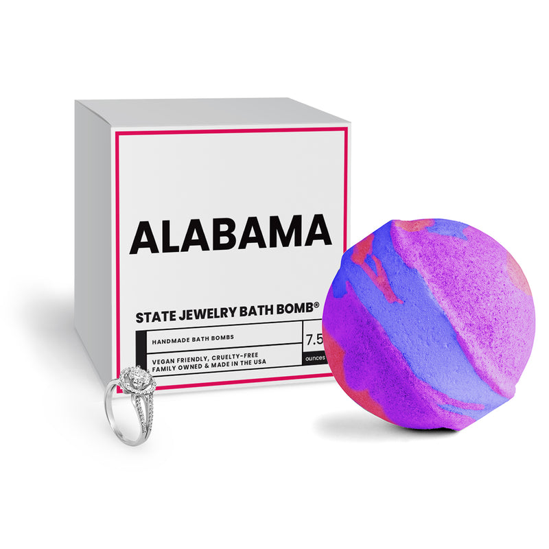 Alabama State Jewelry Bath Bomb