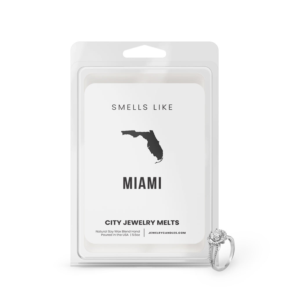 Smells Like Miami City Jewelry Wax Melts