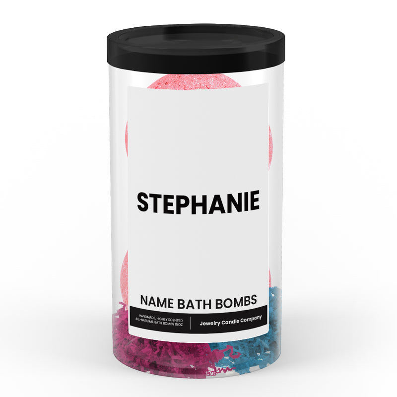 STEPHANIE Name Bath Bomb Tube