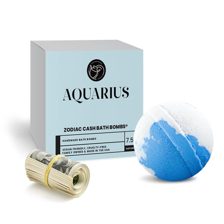 Aquarius Zodiac Cash Bath Bomb