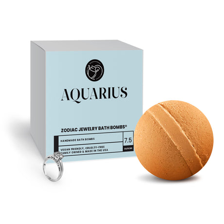 Aquarius Zodiac Jewelry Bath Bomb