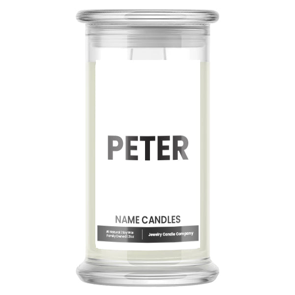 PETER Name Candles