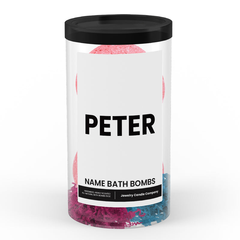 PETER Name Bath Bomb Tube
