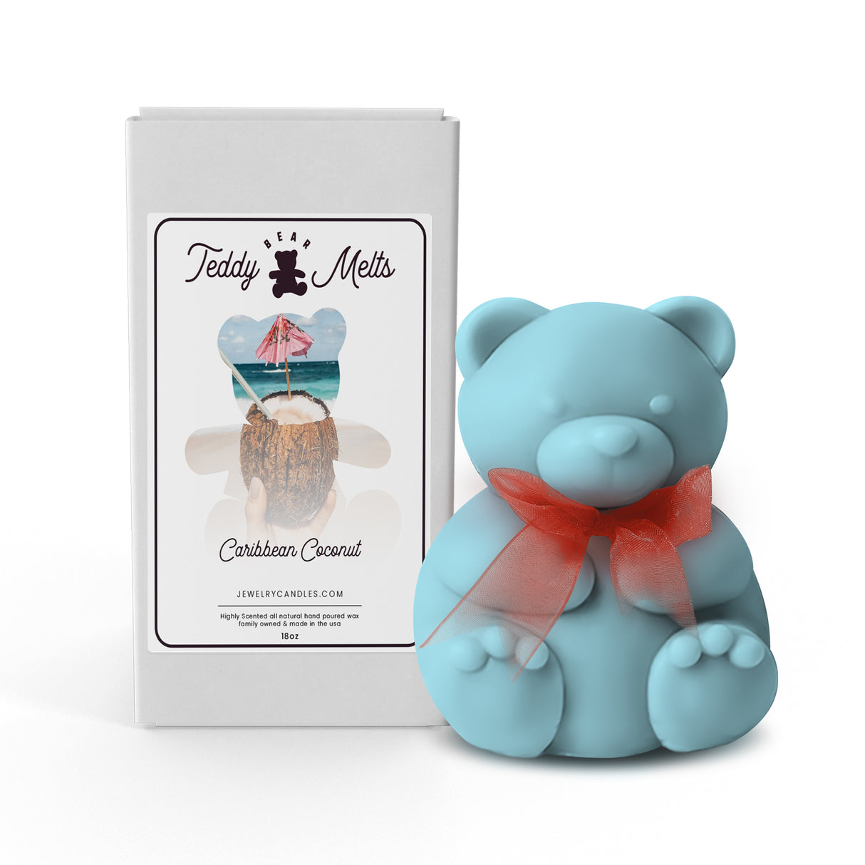 Caribbean Coconut GIANT Teddy Bear Wax Melts