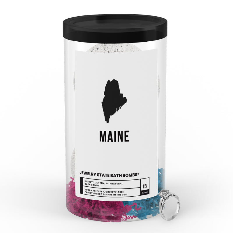 Maine Jewelry State Bath Bombs