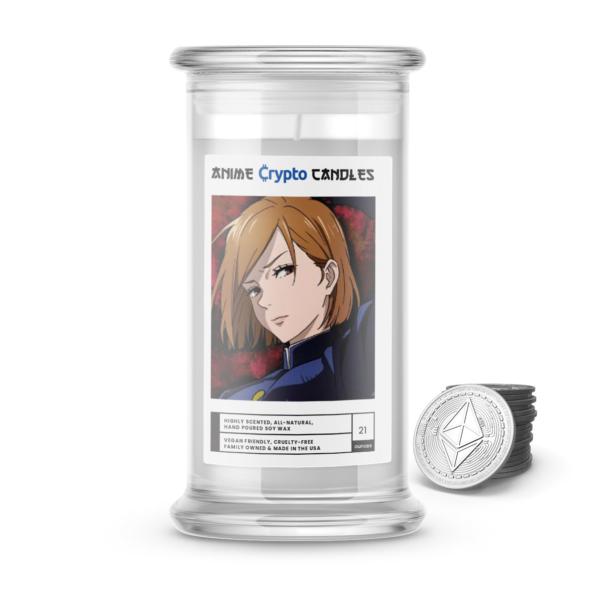 Kugisaki, Nobara (釘崎 野薔薇) - Crypto Anime Candles