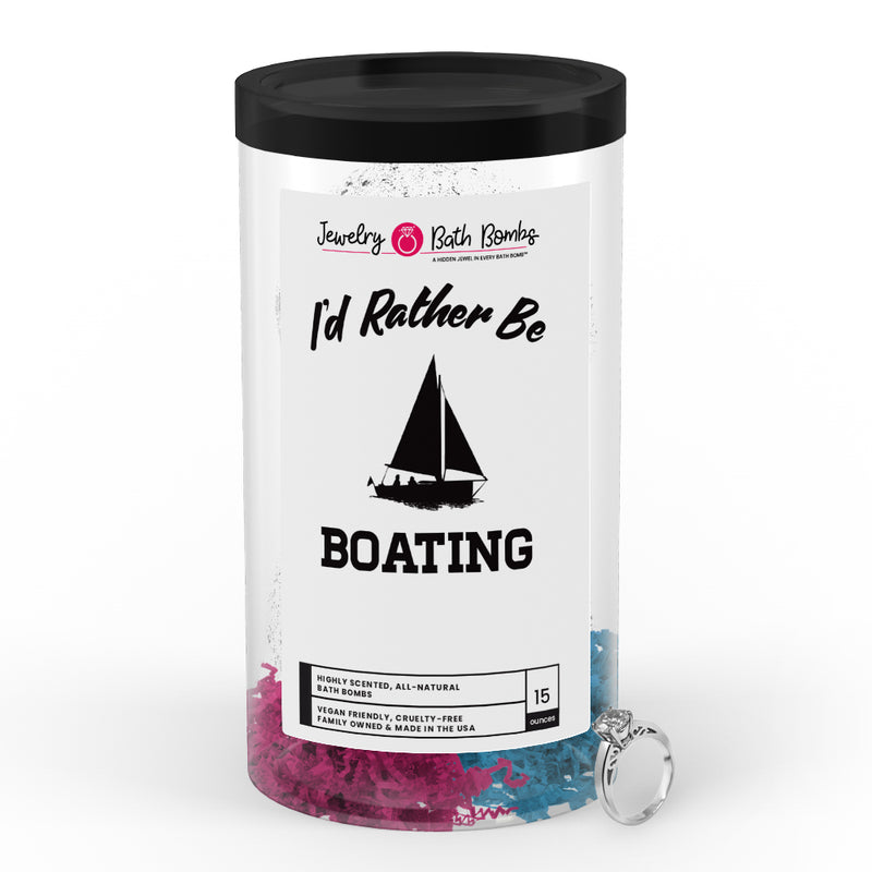 I'd rather be Boating Jewelry Bath Bombs