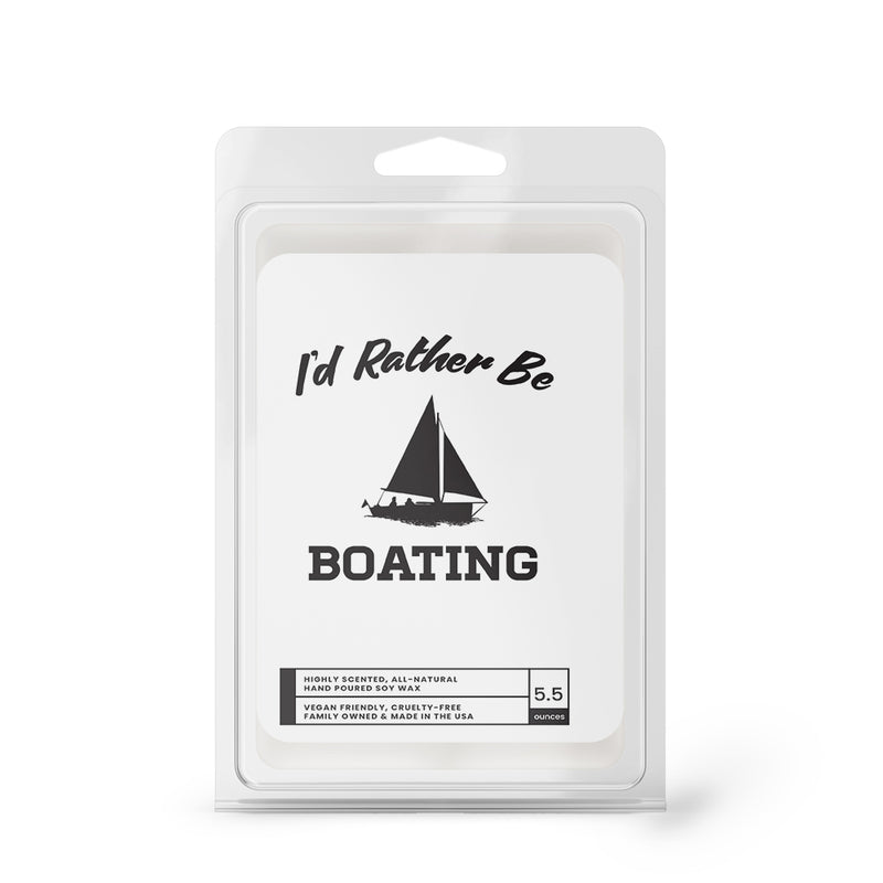 I'd rather be Boating Wax Melts