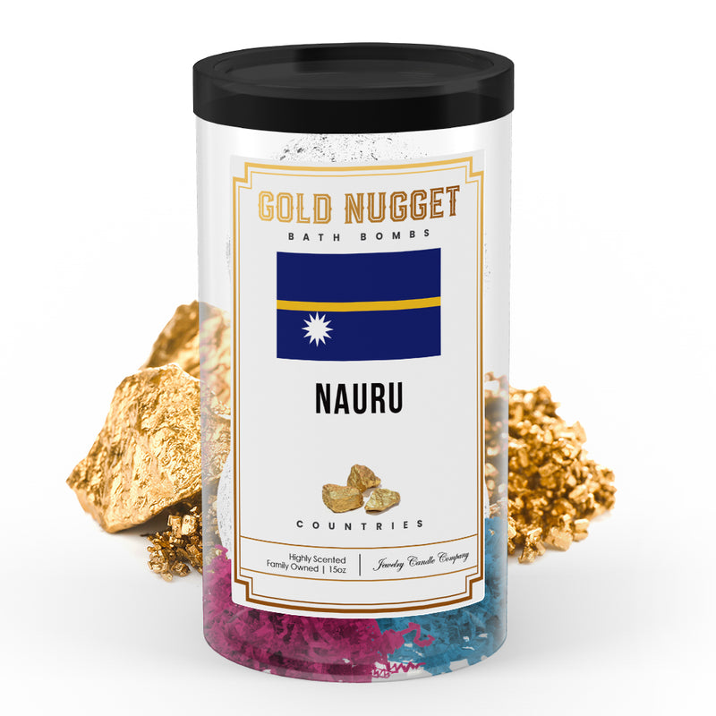 Nauru Countries Gold Nugget Bath Bombs