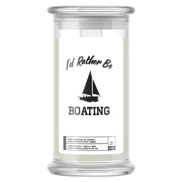 I'd rather be Boating Candles