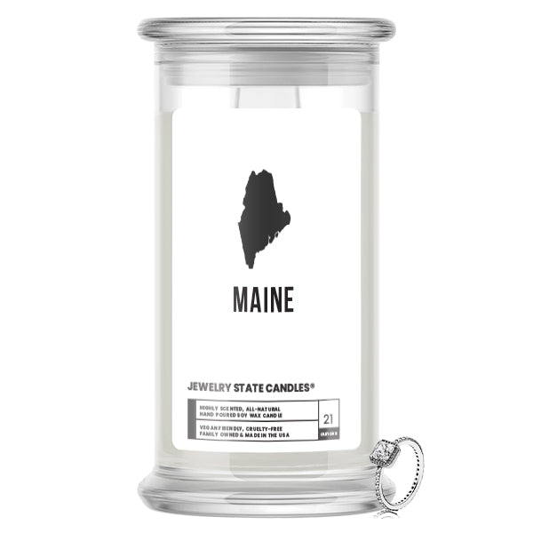 Maine Jewelry State Candles