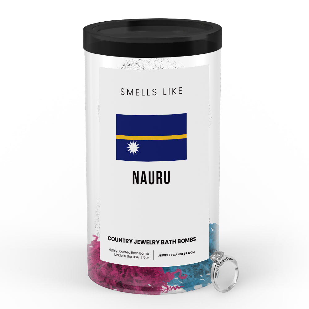Smells Like Nauru Country Jewelry Bath Bombs