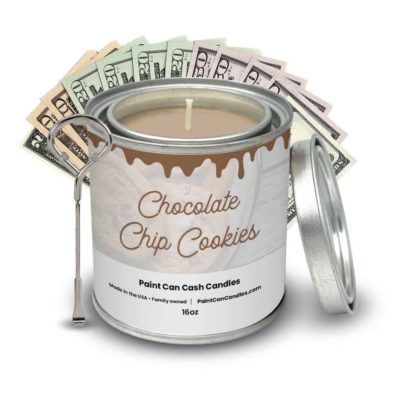Chocolate Chip Cookies - Paint Can Cash Candles