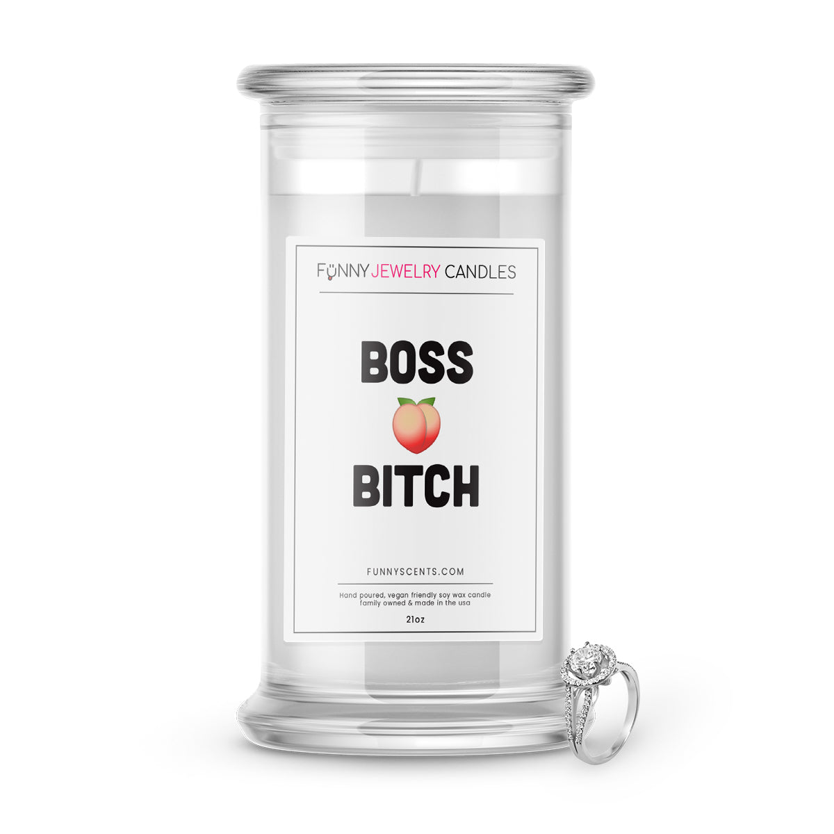 Boss Butt Bitch Jewelry Funny Candles