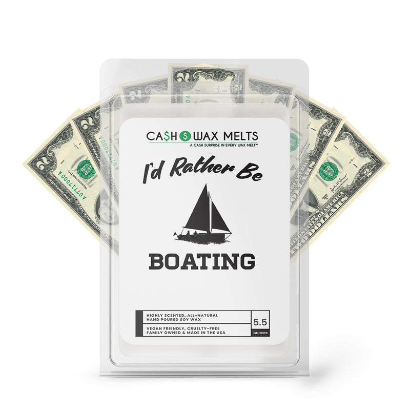 I'd rather be Boating Cash Wax Melts