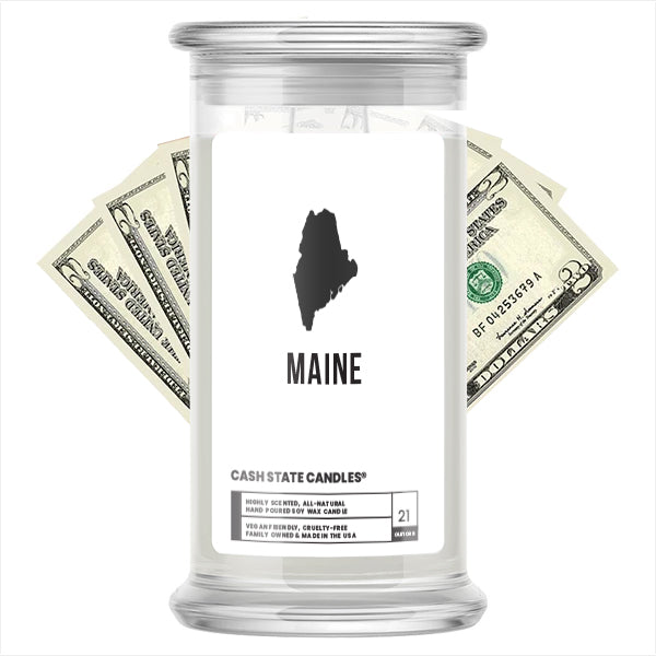 Maine Cash State Candles