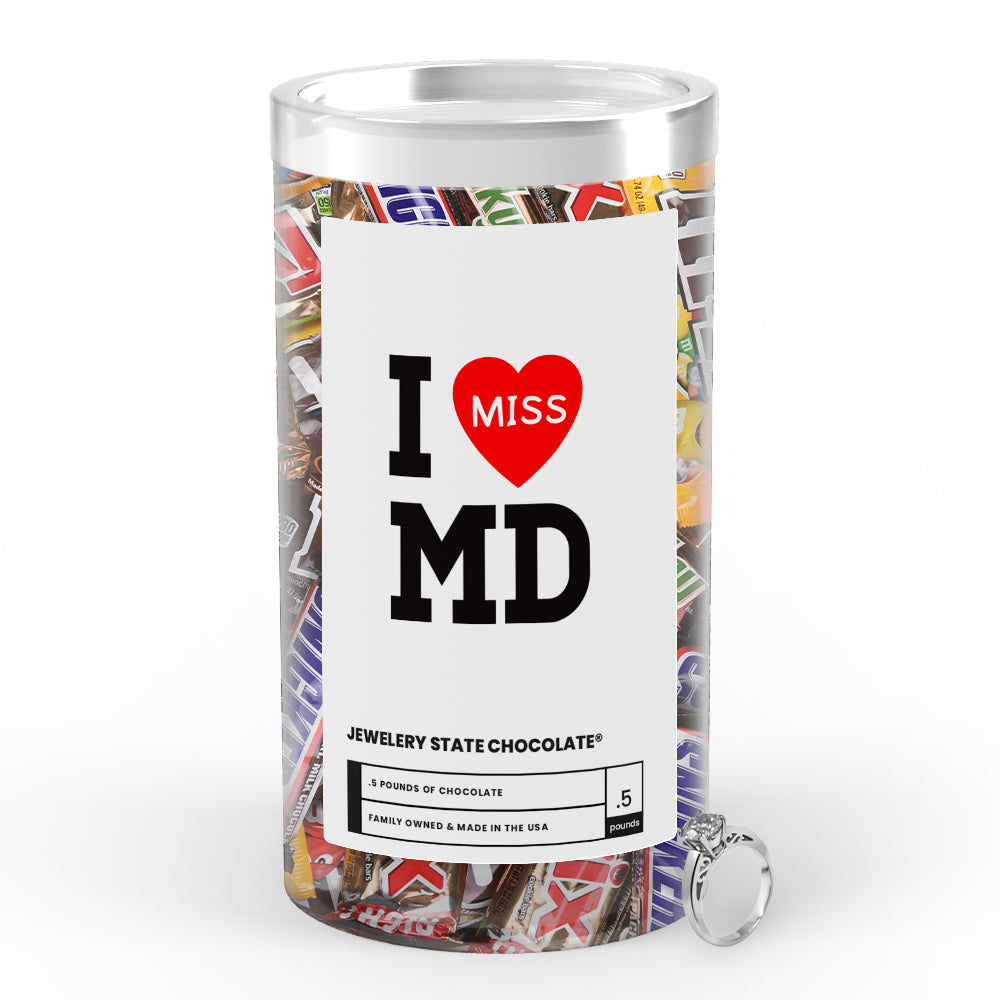 I miss MD Jewelry State Chocolate
