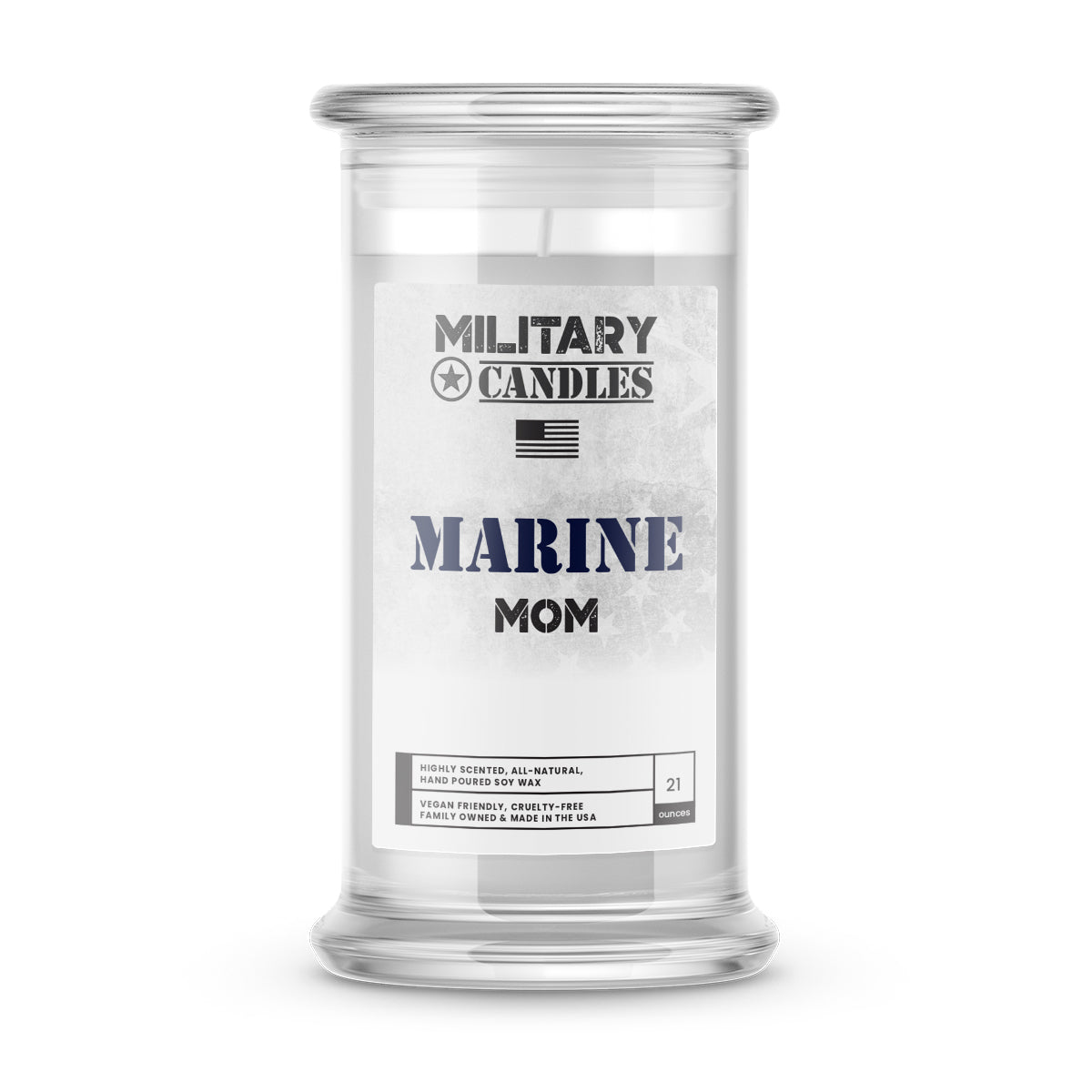 MARINE Mom | Military Candles
