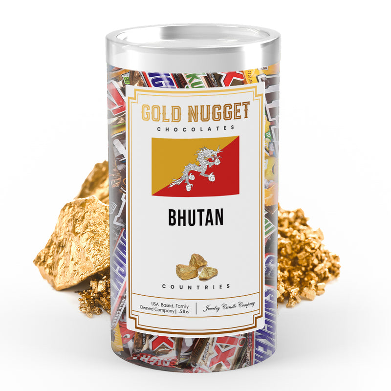 Bhutan Countries Gold Nugget Chocolates